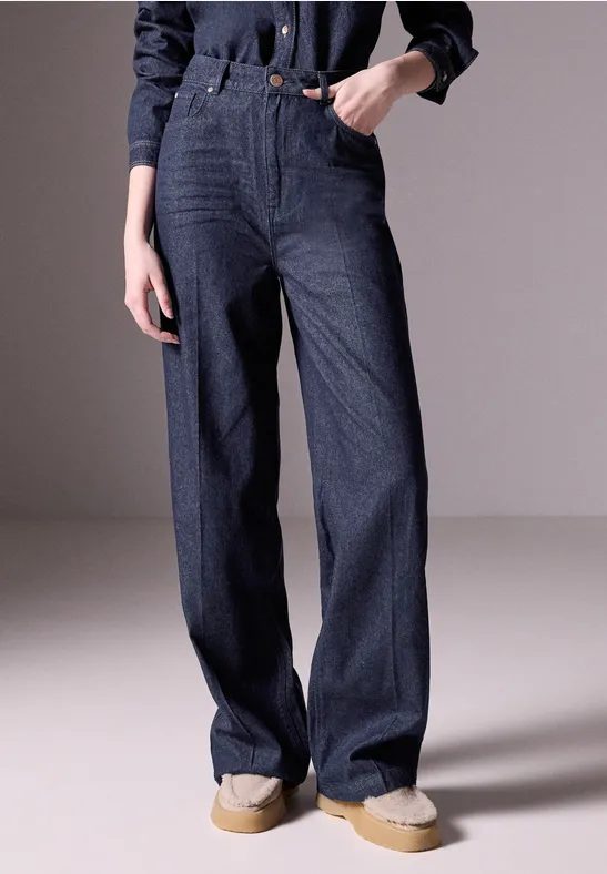 Weite Jeanshose