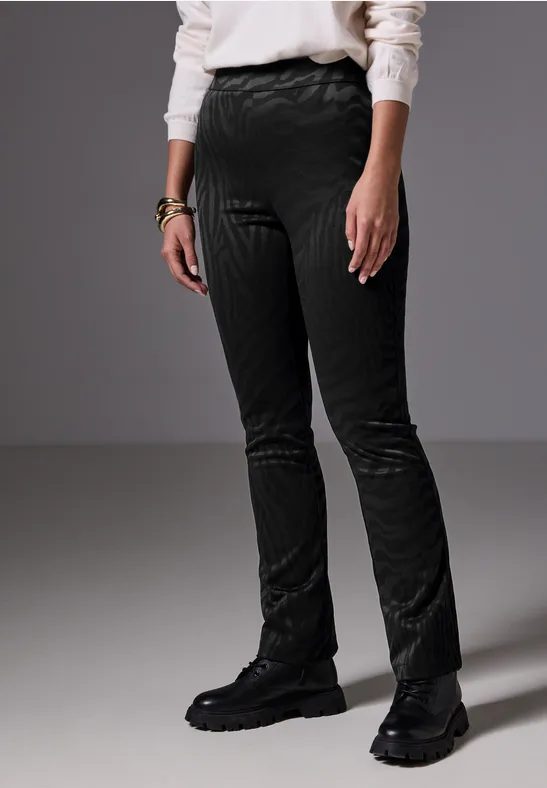 Bootcut Jaquard