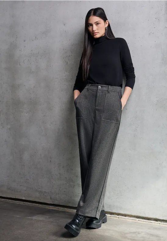 Straight Leg Melange Hose