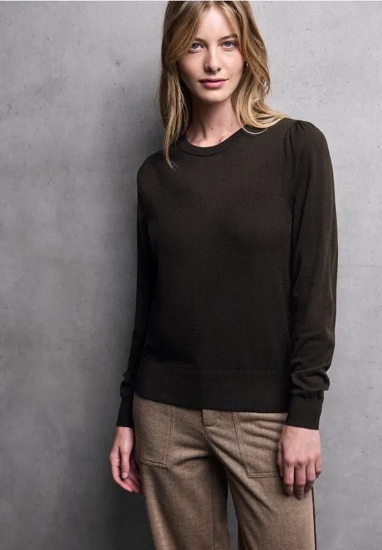 Pullover mit Puff