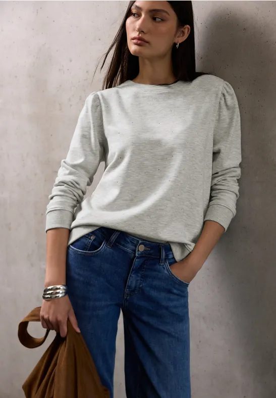Sweater mit Schmucksteinen