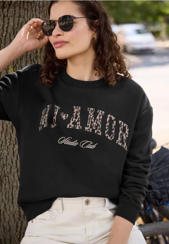 Crewneck Sweatshirt im Loose Fit
