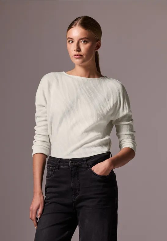 Shirt mit Strukturmuster
