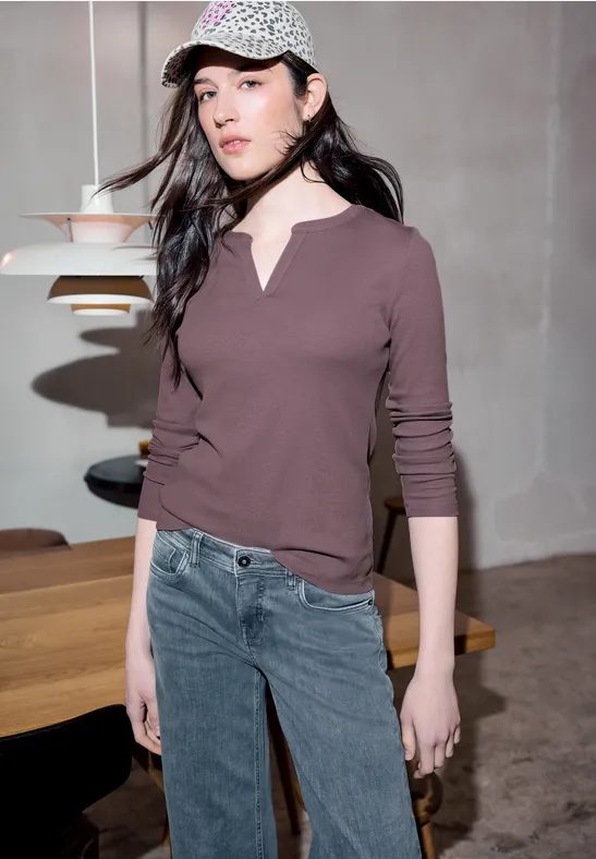 Rippstrukturshirt