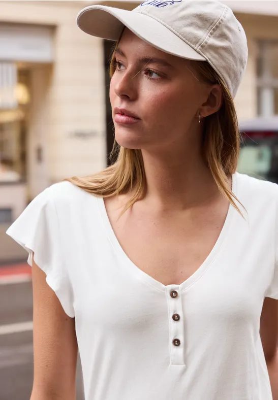 Shirt mit V