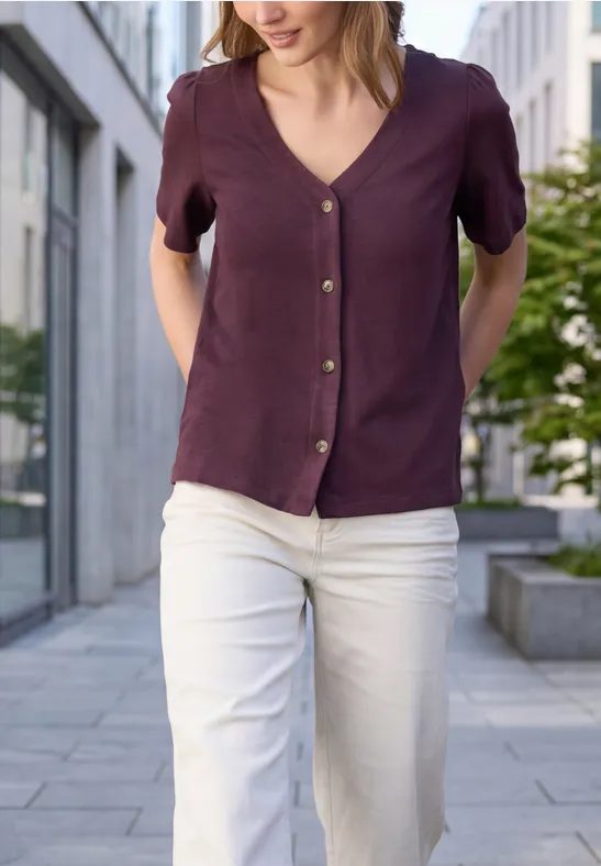 Shirt mit V
