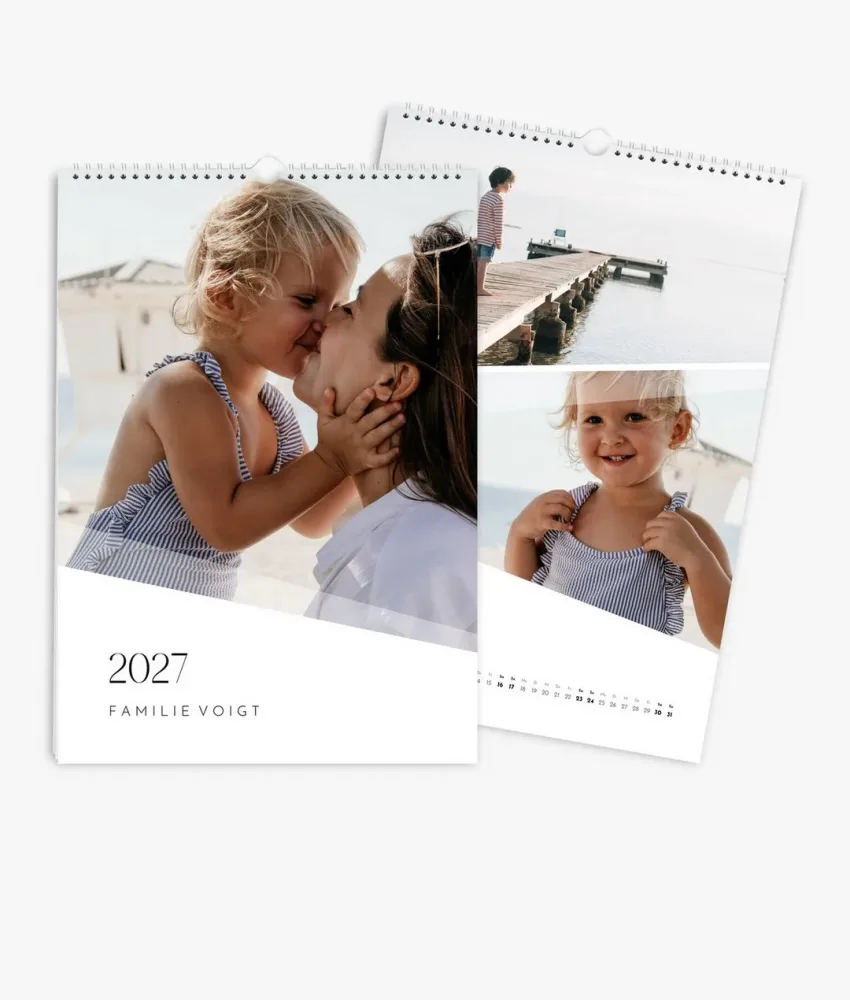 Wandkalender 2027 im Format A3 hoch