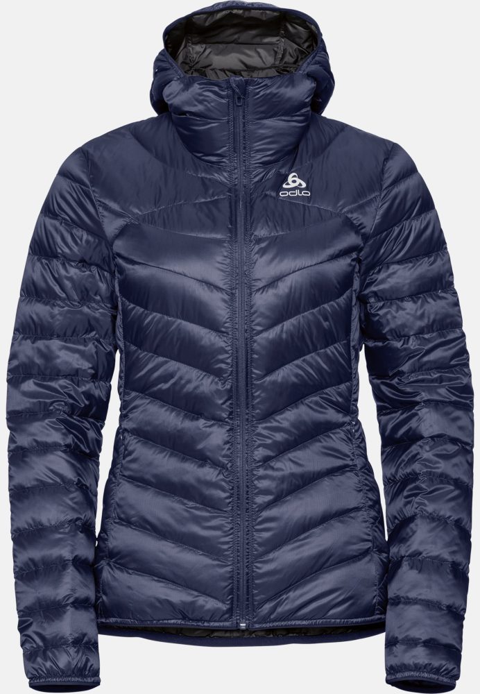 Odlo Air Cocoon Kapuzenjacke für Damen - Wandern - blau, M
