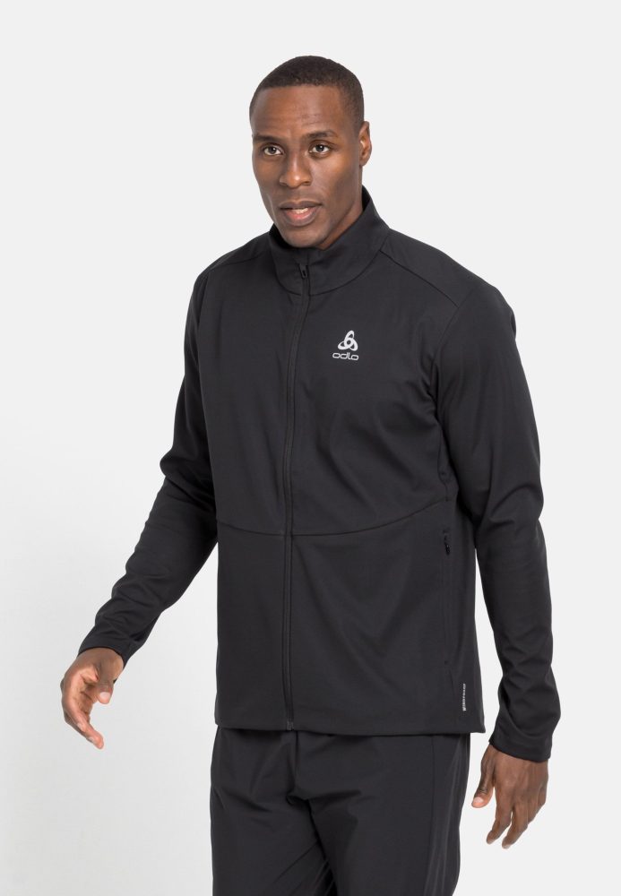 Odlo Markenes Langlaufjacke für Herren - Skilanglauf - schwarz, M
