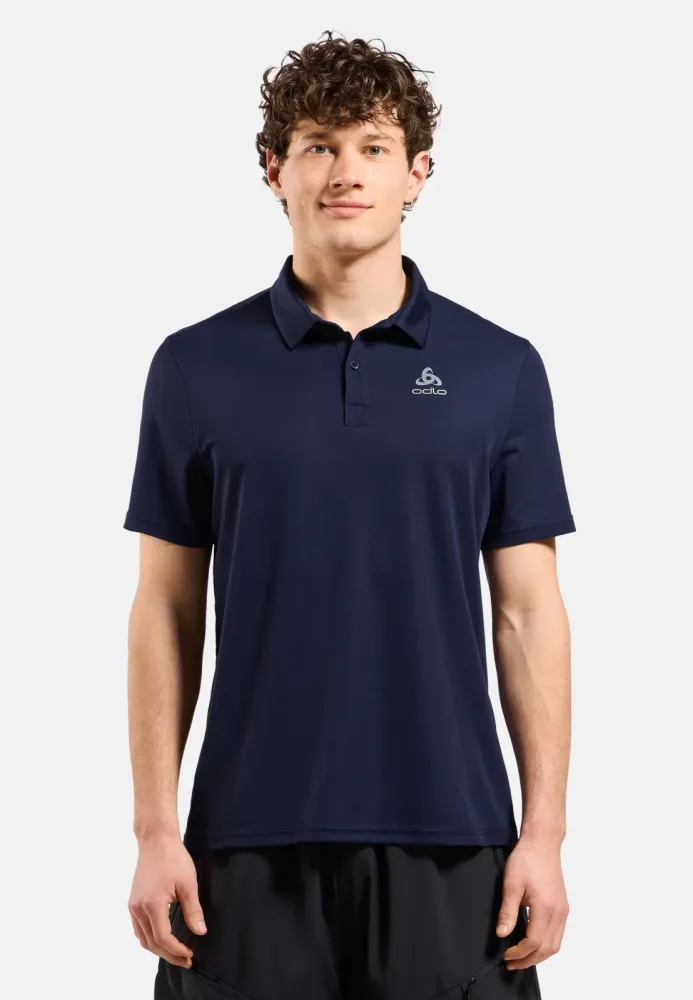 Odlo Cardada Poloshirt für Herren - Wandern, Casual Comfort - blau, S