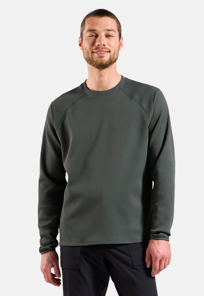 Odlo Cubic Mid Layer für Herren - Wandern, Training - grün, S