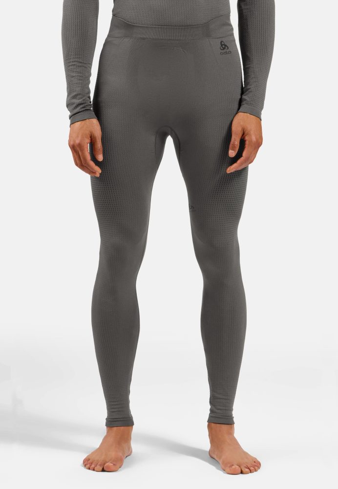 Odlo Performance Warm Base Layer Tights für Herren - Skilanglauf, Ski & Snow - grün, M