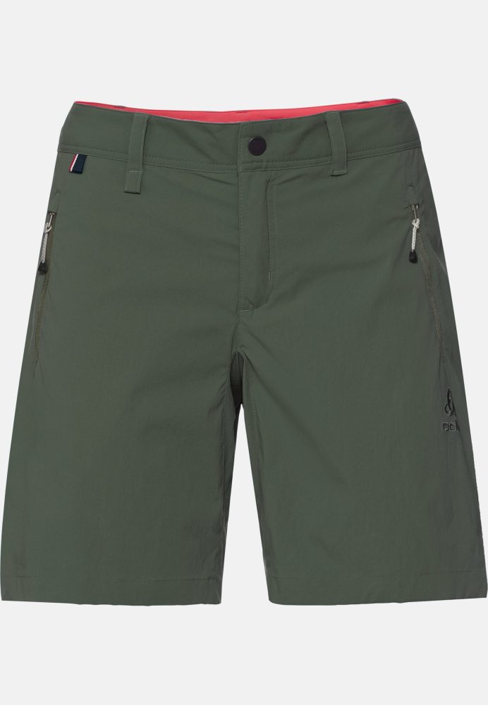 Odlo Wedgemount Shorts für Damen - Wandern - grün, 36