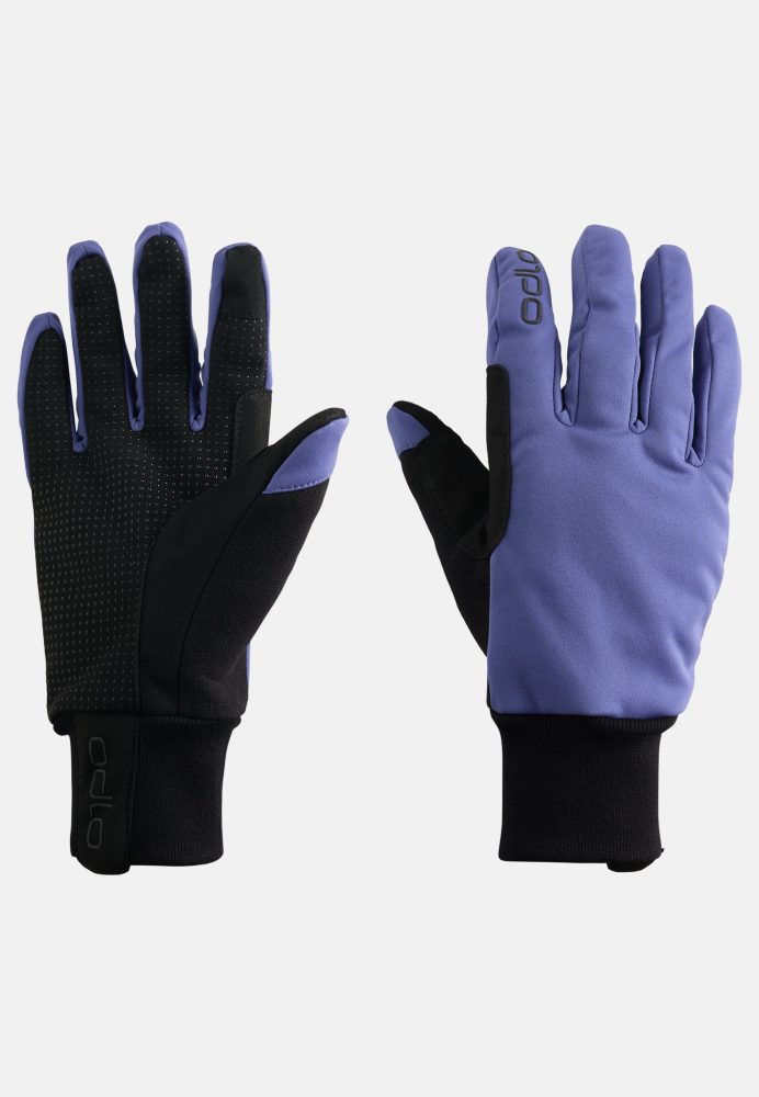 Odlo Multisport Warm Handschuhe - Trail Running, Skilanglauf - lila, XL