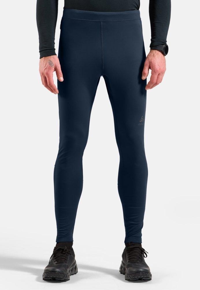 Odlo Essential Warm Lauftights für Herren - Running - marineblau, S