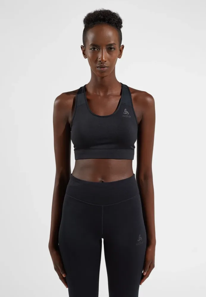 Odlo Essential Print Lauf-Bralette für Damen - Training, Running - schwarz, XS