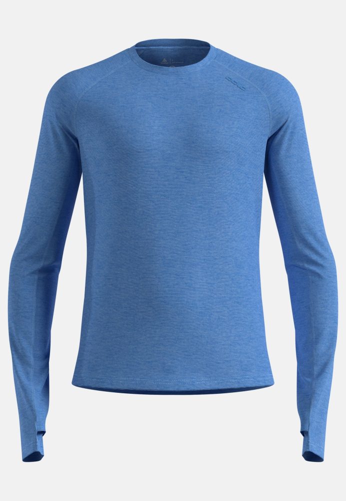 Odlo X-Alp 115 Langarm-Laufshirt für Herren - Trail Running, Wandern - blau, XL