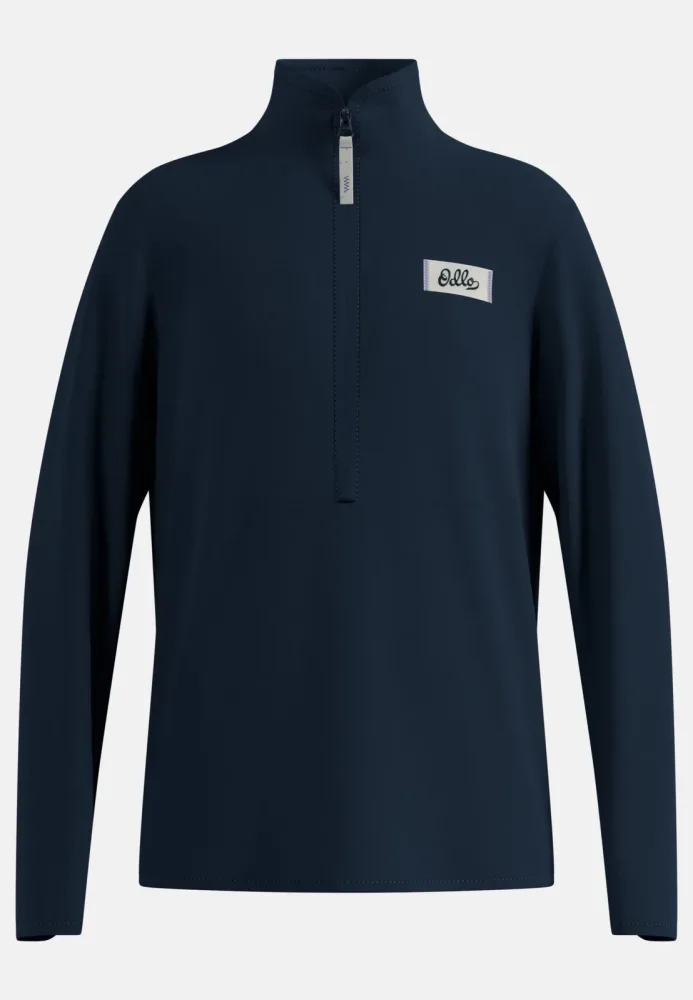 Odlo Classic Fleece Mid Layer Half-Zip - Abenteuer & Komfort, Wandern - marineblau, 116