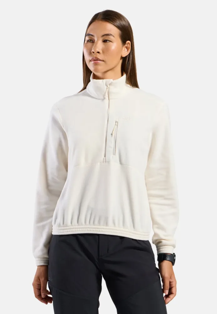 Odlo Classic Mid Layer Half-Zip für Damen - Wandern, Ski & Snow - grau, XL