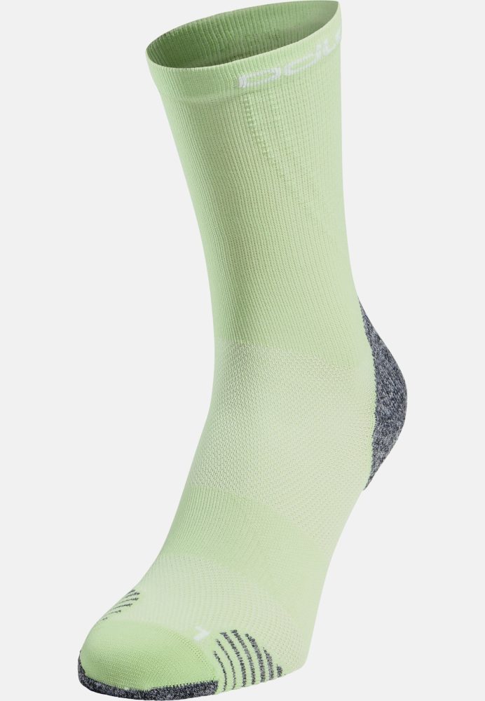 Odlo Ceramicool Run Crew-Socken - Trail Running, Running - grün, 39-41