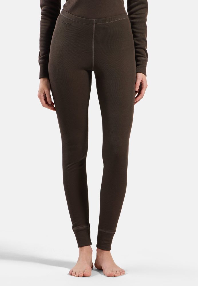 Odlo Active Warm Base Layer Tights für Damen - Wandern, Ski & Snow - braun, XXL