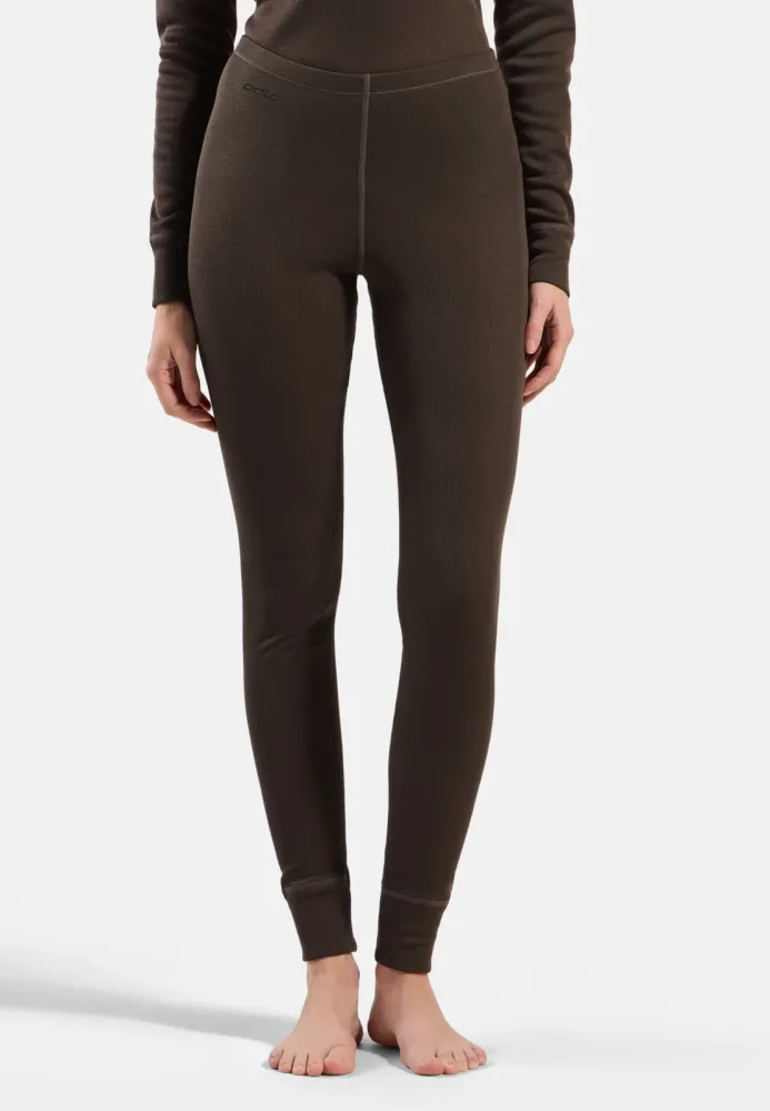 Odlo Active Warm Base Layer Tights für Damen - Wandern, Ski & Snow - braun, S