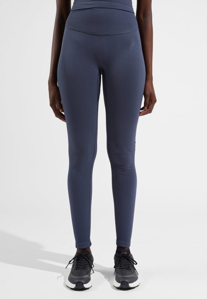 Odlo Active 365 Seamless Lauftights für Damen - Training, Running - blau, XS