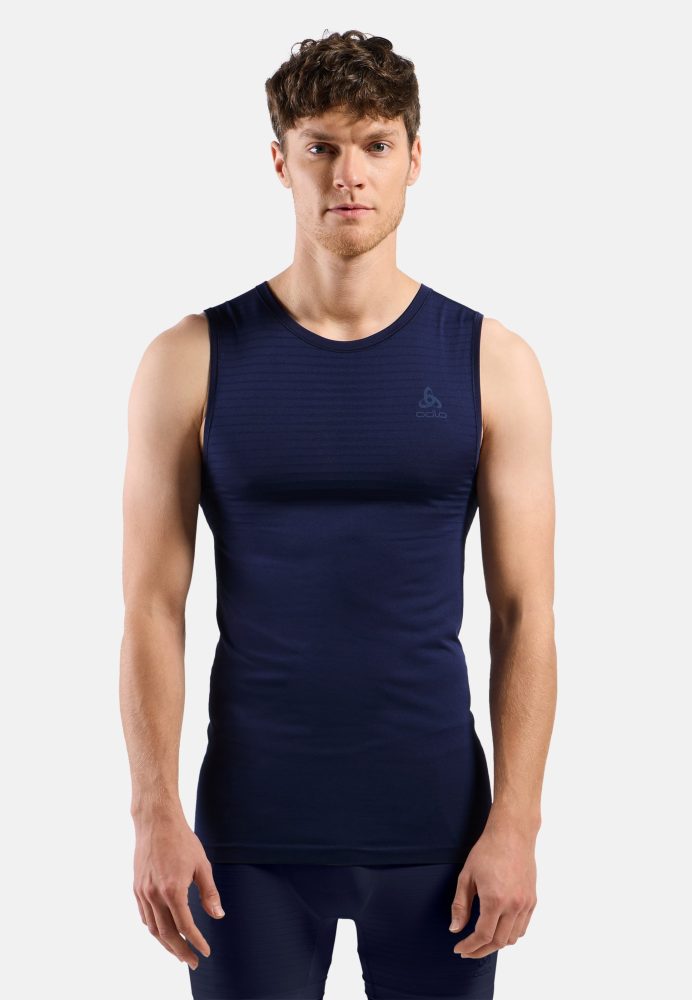 Odlo Performance X-Light Base Layer Tank für Herren - Training, Radsport - blau, S