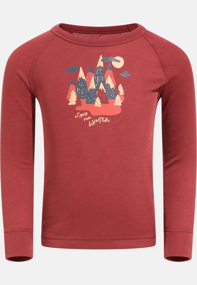 Odlo Active Warm Base Layer mit ?Save our winter!?-Grafik für Kinder - Wandern, Ski & Snow - , 80