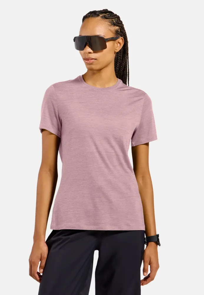 Odlo Damen Merino Tencel Plain T-Shirt
