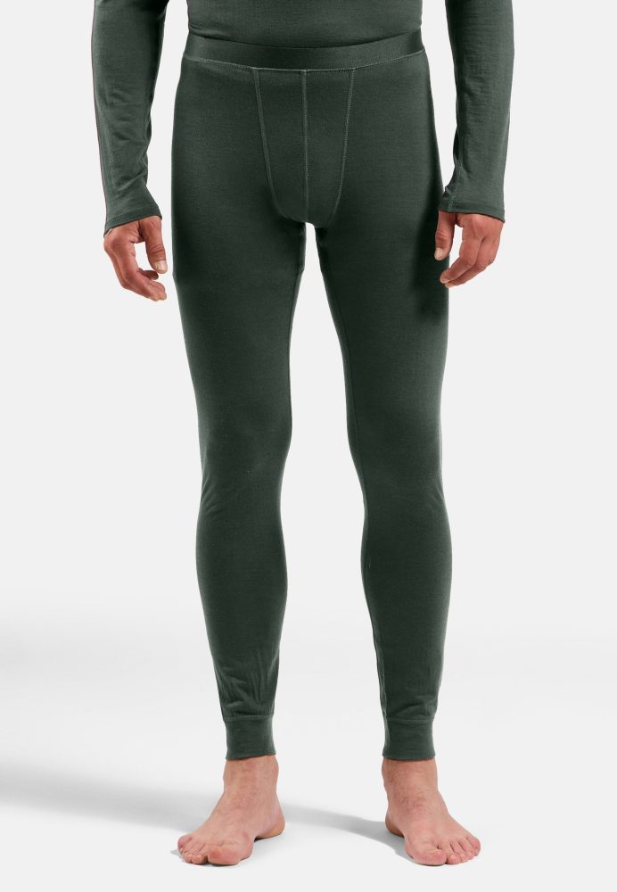 Odlo Merino 160 Base Layer Tights für Herren - Wandern, Ski & Snow - grün, XL
