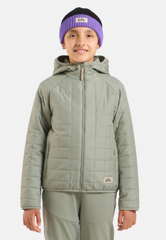 Odlo Insulated Light Isolationsjacke für Kinder - Wandern, Casual Comfort - grün, 116