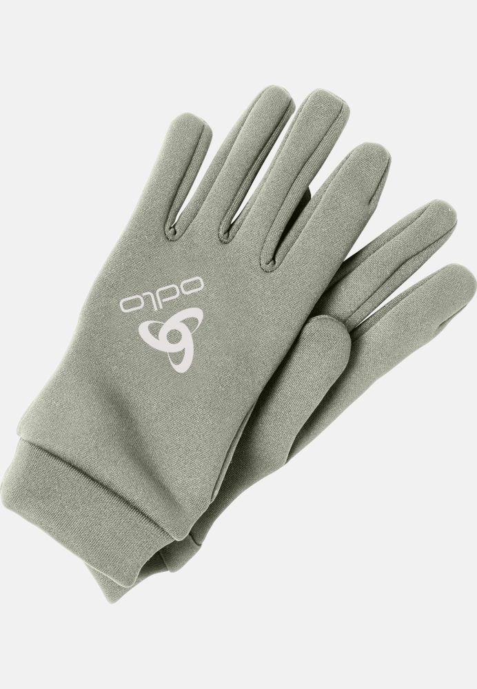 Odlo Stretchfleece Liner Handschuhe - Wandern, Ski & Snow - grün, L
