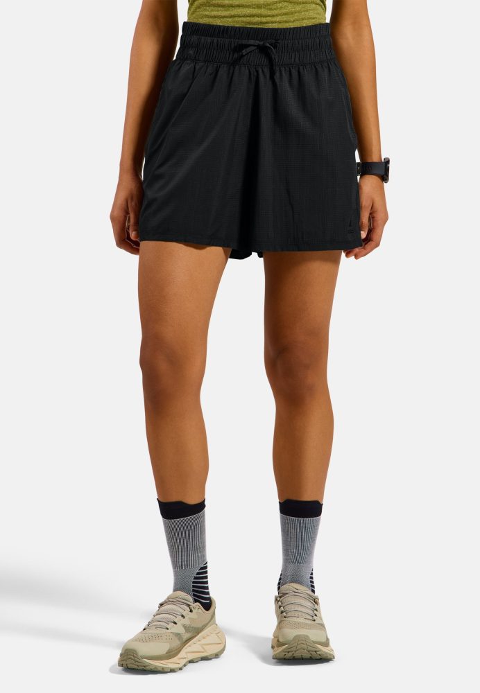 Odlo Essential 365 4 Inch Laufshorts für Damen - Training, Running - schwarz, XS