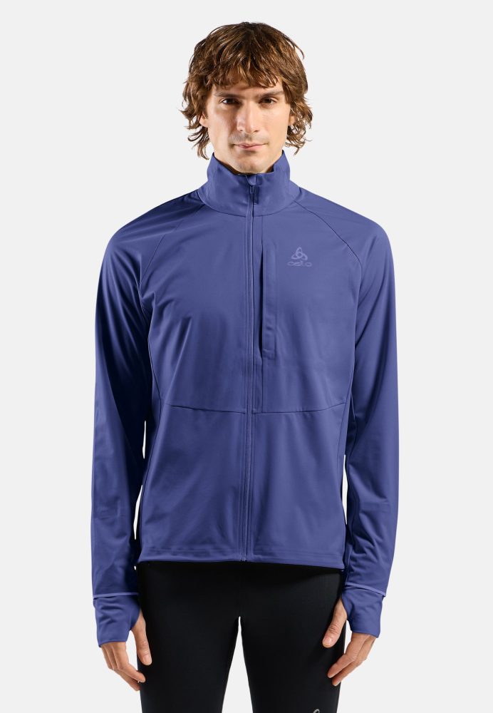 Odlo Zeroweight Pro Warm Laufjacke für Herren - Running - lila, XXL