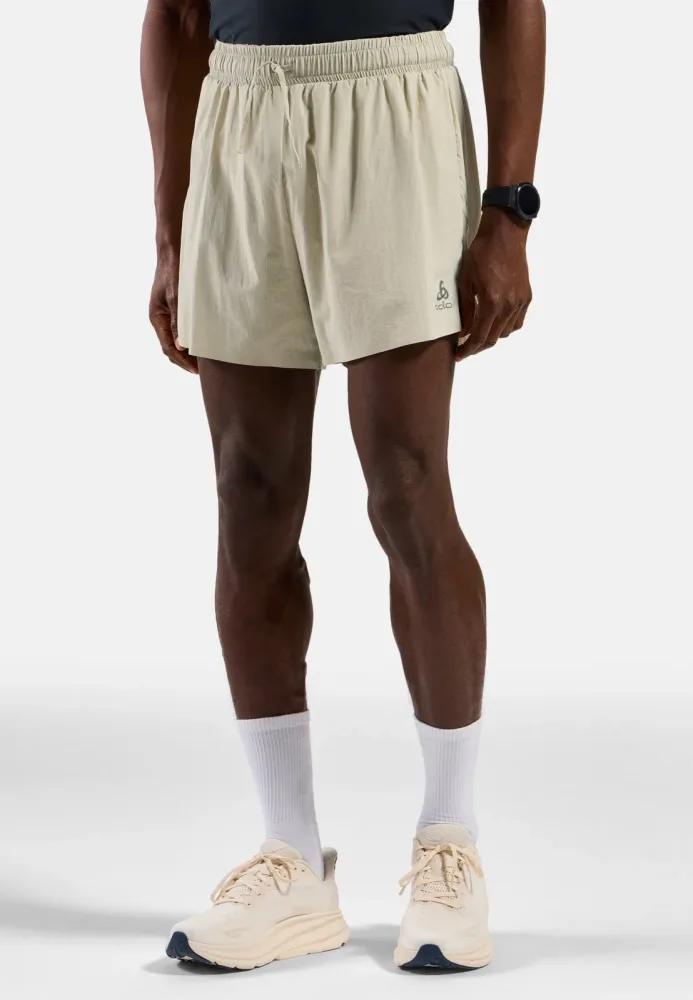 Odlo Zeroweight 5 Inch Laufshorts mit Innenslip für Herren - Training, Running - beige, L