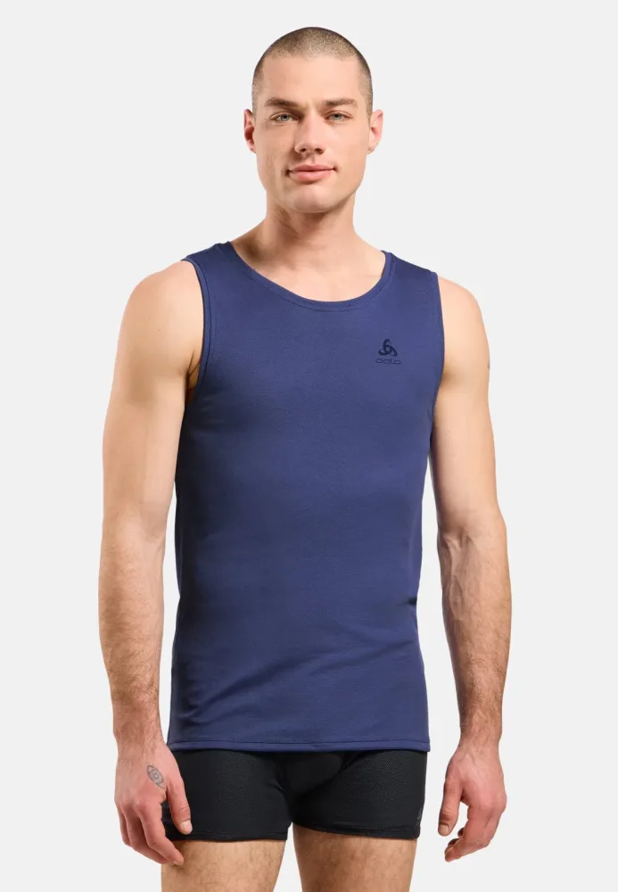 Odlo Active F-Dry Light Base Layer Tank für Herren - Wandern, Radsport - blau, S