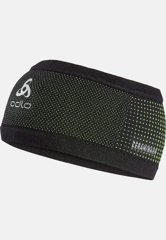 Odlo Velocity Ceramiwarm Stirnband - Skilanglauf, Radsport - schwarz, OneSize