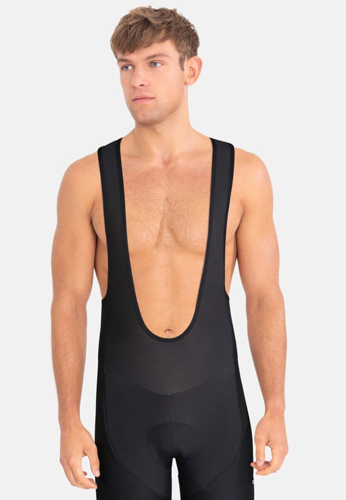 Odlo Zeroweight Warm Hose mit Trägern für Herren - Radsport - schwarz, XXL