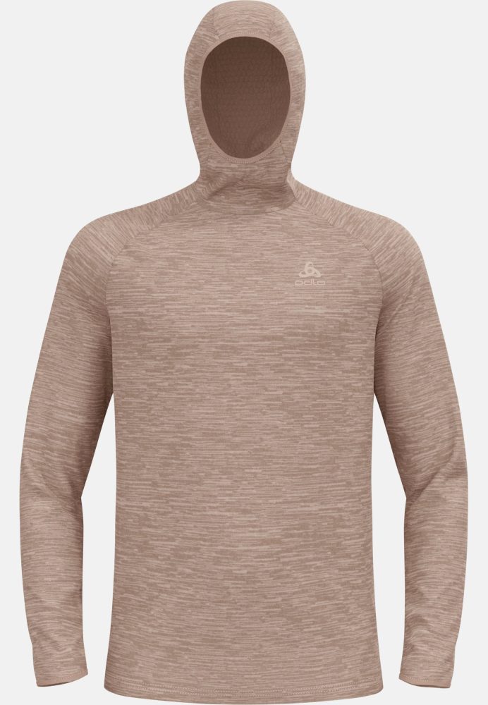 Odlo Essential Thermal Lauf-Hoodie für Herren - Training, Running - beige, XXL