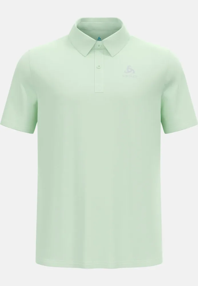 Odlo Cardada Poloshirt für Herren - Wandern, Casual Comfort - grün, S
