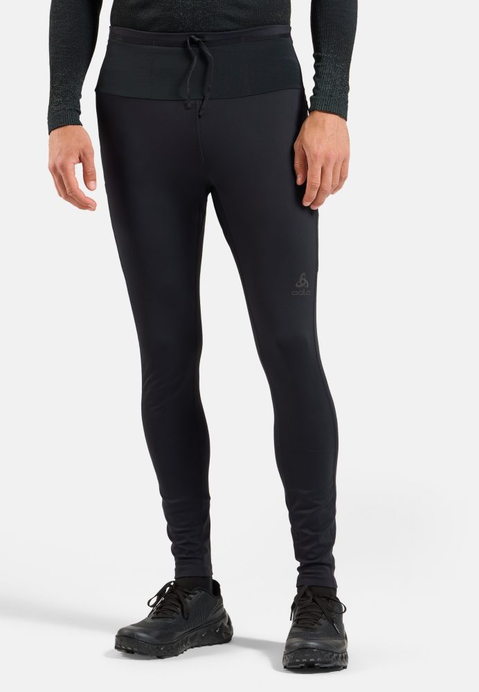 Odlo X-Alp Cargo Winter Lauftights für Herren - Trail Running, Running - schwarz, S