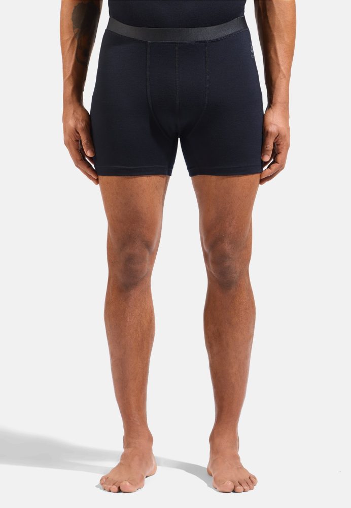 Odlo Merino 160 Boxershorts für Herren - Wandern, Ski & Snow - schwarz, L