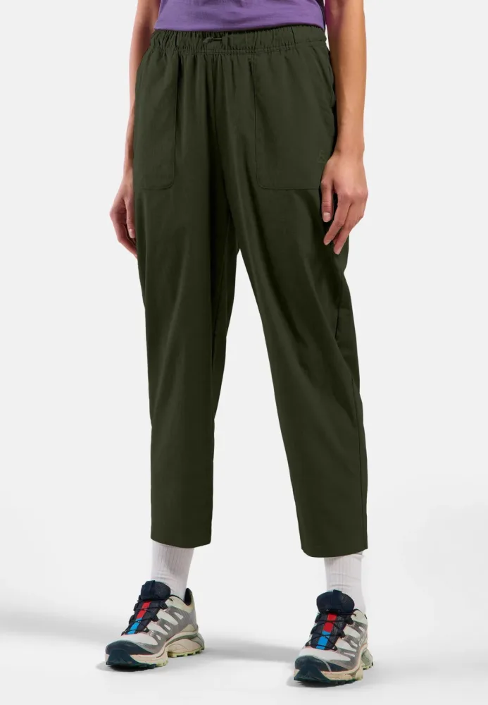 Odlo Ultra Lightweight Hose für Damen - Wandern, Casual Comfort - grün, M