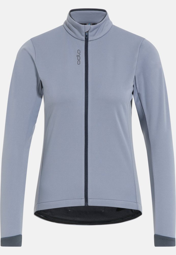 Odlo Zeroweight Warm Radjacke für Damen - Radsport - grau, S