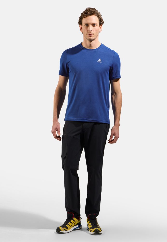 Odlo F-Dry T-Shirt für Herren - Wandern, Training - blau, L