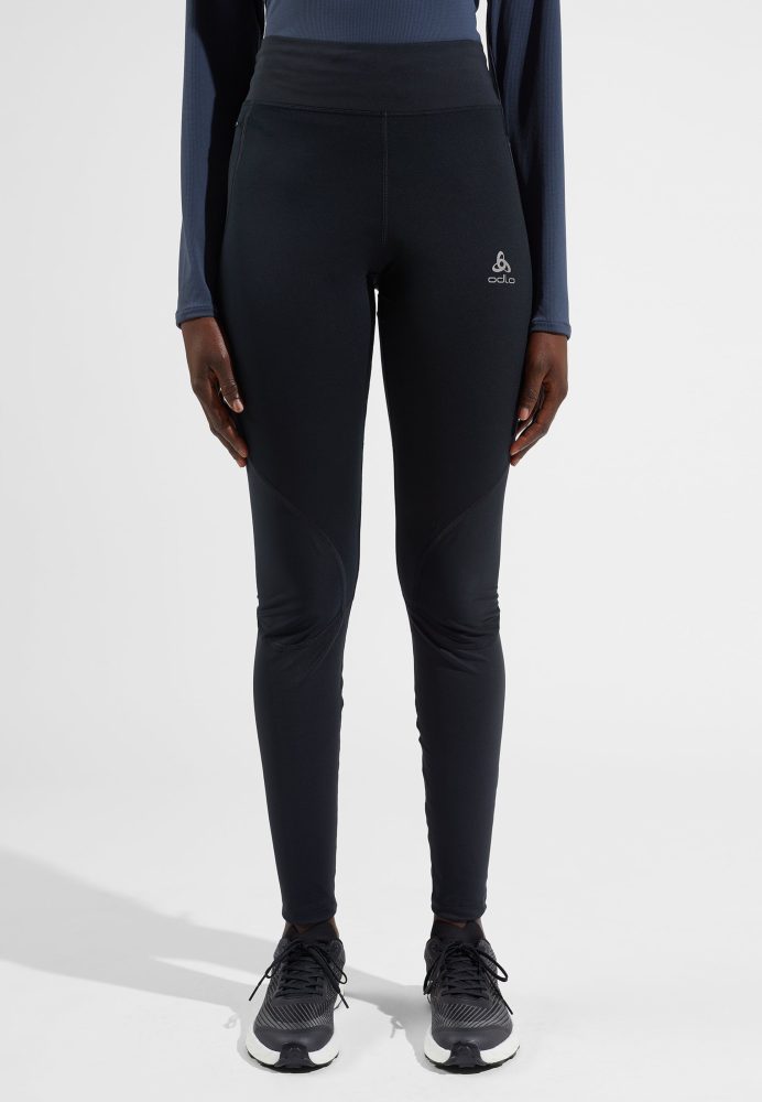 Odlo Zeroweight Warm Radtights für Damen - Running - schwarz, XS