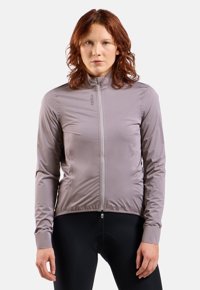 Odlo Zeroweight Waterproof Radjacke für Damen - Radsport - lila, M