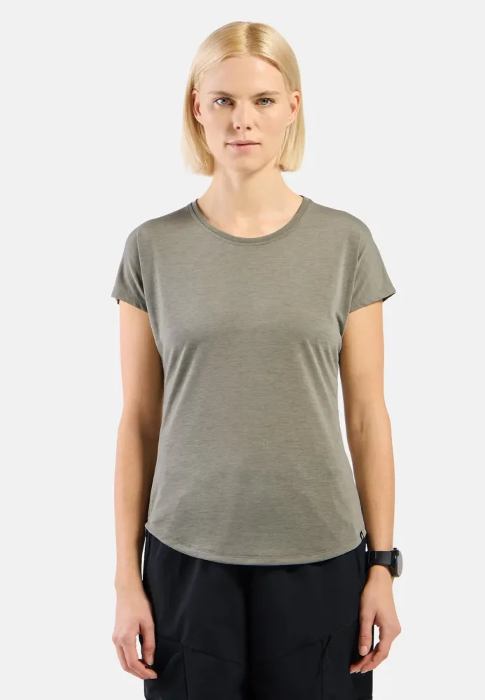 Odlo Essential Natural T-Shirt für Damen - Wandern - grün, M