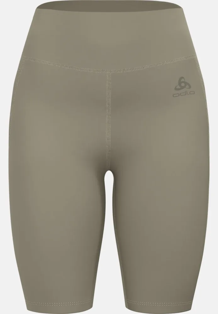 Odlo Ascent Medium Support Kurze Tights für Damen - Wandern, Training - grün, XS